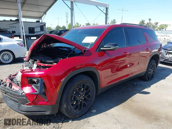 2024 Chevrolet Traverse FWD LT with VIN 1GNERGKS9RJ148567, listed as a IAAI auction lot 42233710 with 17,536 mi miles and . Bid and sale history available at DreamBid. Image 2.