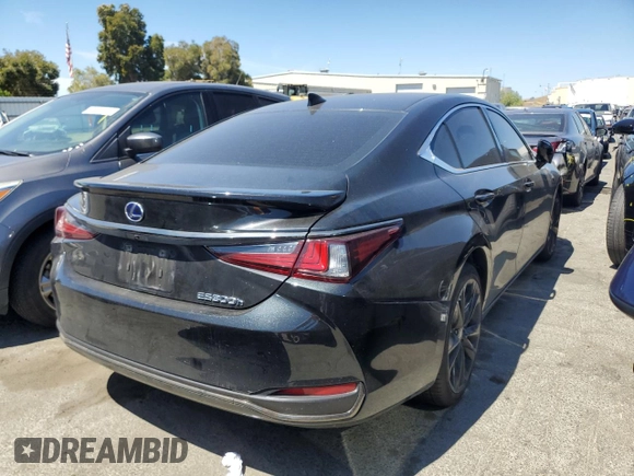 2022 Lexus ES 300h F Sport with VIN 58AGA1C11NU020221, listed as a Copart auction lot 59168514 with 69,184 mi miles and Clean title. Bid and sale history available at DreamBid. Image 3.