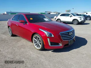 2018 Cadillac CTS Sedan Luxury AWD with VIN 1G6AX5SX0J0141744, listed as a IAAI auction lot 41402270 with 75,620 mi miles. Bid and sale history available at carsss.com. Image 1.