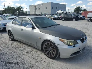 2007 BMW 5 Series 550i with VIN WBANB53527CP07613, listed as a Copart auction lot 44318875 with 119,990 mi miles and Clean Title. Bid and sale history available at DreamBid. Image 4.