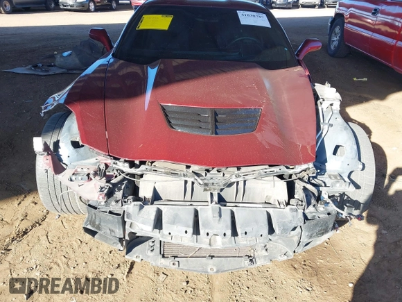 2016 Chevrolet Corvette Z06 3LZ with VIN 1G1YU2D61G5608777, listed as a IAAI auction lot 41830787 with 57,069 mi miles. Bid and sale history available at carsss.com. Image 6.