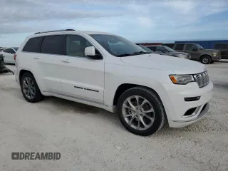 2021 Jeep Grand Cherokee Summit with VIN 1C4RJFJG2MC588782, listed as a Copart auction lot 77001134 with 0 mi miles and Non Repairable. Bid and sale history available at carsss.com. Image 4.