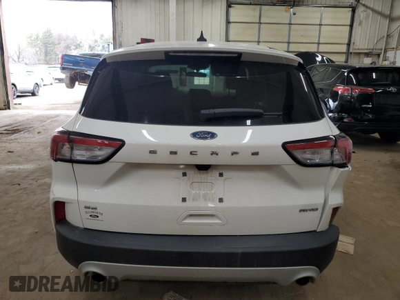 2021 Ford Escape SE with VIN 1FMCU9G62MUA50568, listed as a Copart auction lot 52630075 with 136,852 mi miles and Salvage Title. Bid and sale history available at carsss.com. Image 6.