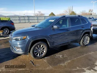 2020 Jeep Cherokee Latitude Plus with VIN 1C4PJMLX9LD636733, listed as a Copart auction lot 86963844 with 54,194 mi miles and Salvage Title. Bid and sale history available at carsss.com. Image 1.