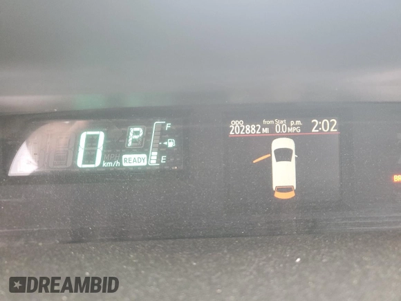2013 Toyota Prius One z VIN JTDKDTB36D1048902, wystawiony jako Copart lot #59349625 z przebiegiem 202 882 mil mil oraz Szkoda całkowita • Salvage title. Historia ofert i sprzedaży dostępna na DreamBid. Obrazek 9.