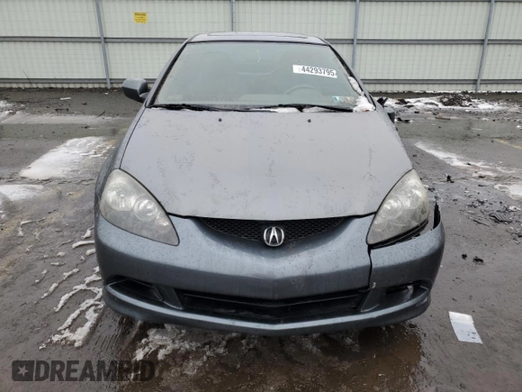 2006 Acura RSX with VIN JH4DC53826S018499, listed as a Copart auction lot 44293795 with 107,783 mi miles and Salvage title. Bid and sale history available at DreamBid. Image 5.