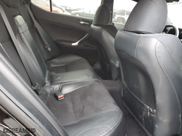 2011 Lexus IS 350 with VIN JTHBE5C24B5027680, listed as a Copart auction lot 43803135 with 180,148 mi miles and Salvage Title. Bid and sale history available at carsss.com. Image 10.