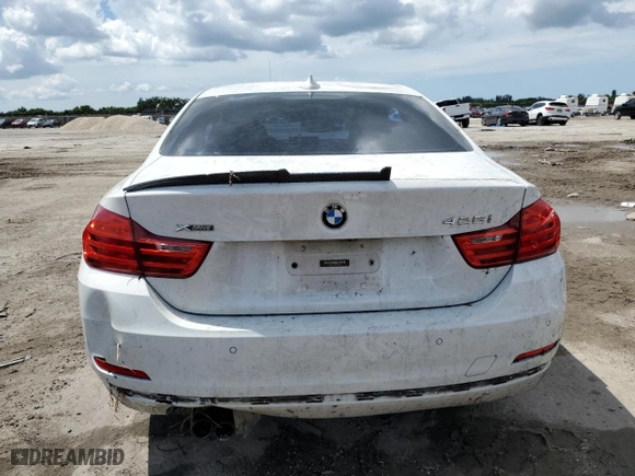 2014 BMW 4 Series 428i xDrive with VIN WBA3N5C52EK197054, listed as a Copart auction lot 71804204 with 168,035 mi miles and Salvage Title. Bid and sale history available at carsss.com. Image 6.