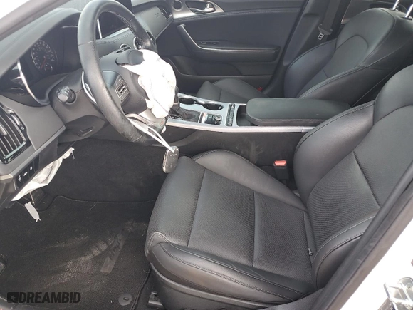 2022 Kia Stinger GT1 with VIN KNAE45LC4N6122102, listed as a Copart auction lot 57122094 with 15,491 mi miles and Salvage Title. Bid and sale history available at carsss.com. Image 7.