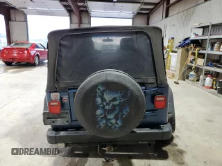 2003 Jeep Wrangler Sport with VIN 1J4FA49S23P344132, listed as a Copart auction lot 73292894 with 147,252 mi miles and Salvage Title. Bid and sale history available at carsss.com. Image 6.
