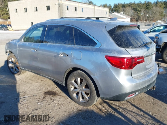 2016 Acura MDX w/Advance with VIN 5FRYD4H93GB014132, listed as a IAAI auction lot 41276323 with 1 mi miles. Bid and sale history available at carsss.com. Image 3.