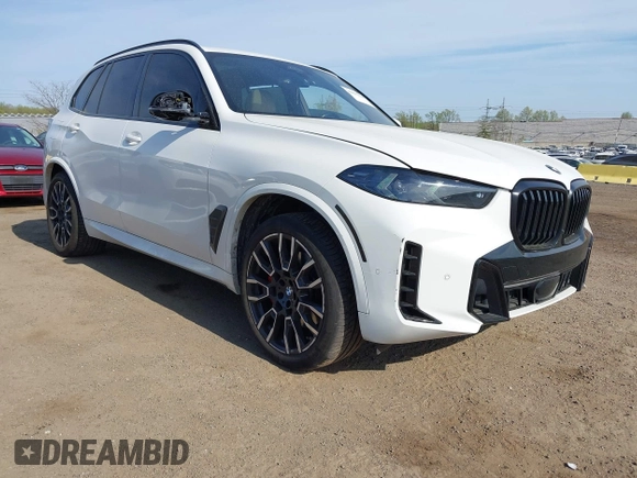 2024 BMW X5 xDrive40i z VIN 5UX23EU00R9S22536, wystawiony jako IAAI lot #42093624 z przebiegiem 48 802 mil mil oraz . Historia ofert i sprzedaży dostępna na DreamBid. Obrazek 1.