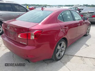 2012 Lexus IS 250 with VIN JTHBF5C23C5170960, listed as a IAAI auction lot 42280086 with 163,501 mi miles and . Bid and sale history available at DreamBid. Image 4.