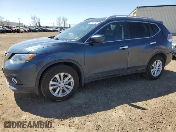 2016 Nissan Rogue SV z VIN 5N1AT2MV9GC860271, wystawiony jako Copart lot #55862815 z przebiegiem 263 687 mil mil oraz Szkoda całkowita • Salvage title. Historia ofert i sprzedaży dostępna na DreamBid. Obrazek 1.