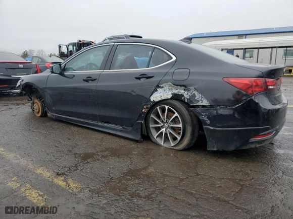 2015 Acura TLX V6 with VIN 19UUB2F30FA017099, listed as a Copart auction lot 51642135 with 0 mi miles and Salvage Title. Bid and sale history available at carsss.com. Image 2.