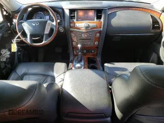 2017 Infiniti QX80 with VIN JN8AZ2NC3H9432070, listed as a Copart auction lot 60469744 with 52,173 mi miles and Salvage Title. Bid and sale history available at carsss.com. Image 8.