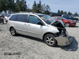 2006 Toyota Sienna CE with VIN 5TDZA23C66S413293, listed as a Copart auction lot 54765815 with Not Provided miles and Salvage Title. Bid and sale history available at DreamBid. Image 4.