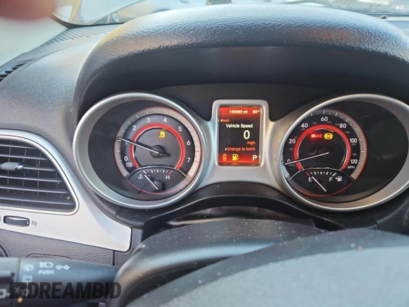 2017 Dodge Journey SXT with VIN 3C4PDCBG4HT533952, listed as a Copart auction lot 82472614 with 155,060 mi miles and Clean Title. Bid and sale history available at DreamBid. Image 8.