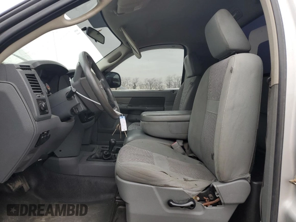 2007 Dodge Ram 2500 ST with VIN 3D7KS26D27G794021, listed as a Copart auction lot 84707144 with 113,362 mi miles and Salvage Title. Bid and sale history available at carsss.com. Image 7.