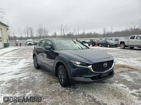 2024 Mazda CX-30 S with VIN 3MVDMBAM1RM694015, listed as a Copart auction lot 46675695 with 4,909 mi miles and Salvage Title. Bid and sale history available at DreamBid. Image 14.