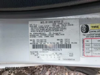 2011 Ford Fusion SEL with VIN 3FAHP0CG5BR335674, listed as a IAAI auction lot 40636468 with 141,869 mi miles. Bid and sale history available at carsss.com. Image 9.