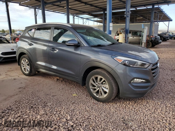 2016 Hyundai Tucson Eco with VIN KM8J33A26GU128562, listed as a Copart auction lot 80258784 with 55,929 mi miles and Salvage Title. Bid and sale history available at carsss.com. Image 4.