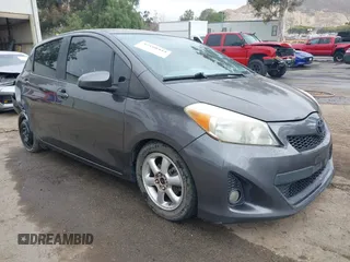 2013 Toyota Yaris L with VIN JTDKTUD34DD547878, listed as a IAAI auction lot 42108444 with 241,269 mi miles. Bid and sale history available at carsss.com. Image 1.