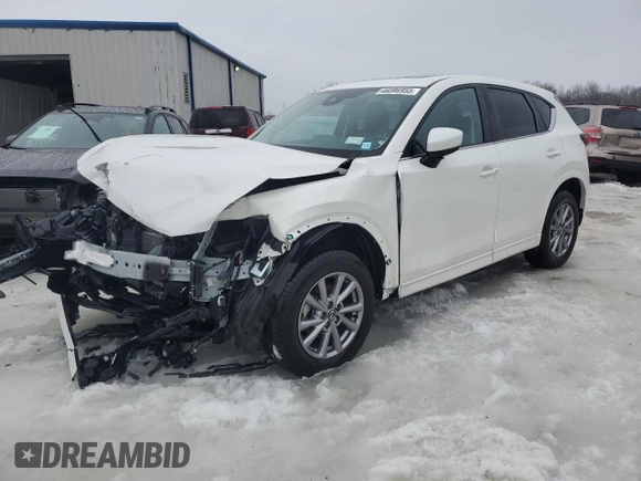 2024 Mazda CX-5 S Preferred with VIN JM3KFBCMXR0399019, listed as a Copart auction lot 46086955 with 8,673 mi miles and Salvage Title. Bid and sale history available at carsss.com. Image 1.
