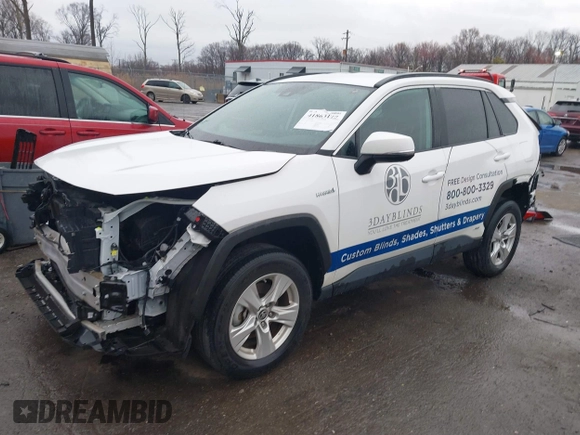 2021 Toyota RAV4 Hybrid LE z VIN 2T3MWRFV6MW118143, wystawiony jako IAAI lot #41863177 z przebiegiem 43 527 mil mil oraz . Historia ofert i sprzedaży dostępna na DreamBid. Obrazek 2.