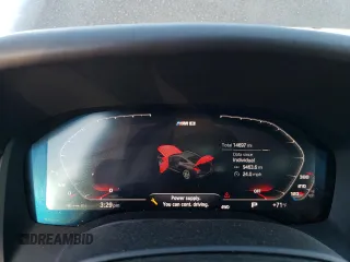 2020 BMW M8 z VIN WBSAE0C07LCD67008, wystawiony jako Copart lot #75783143 z przebiegiem 14 697 mil mil oraz . Historia ofert i sprzedaży dostępna na DreamBid. Obrazek 9.
