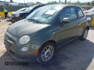 2013 FIAT 500 Pop with VIN 3C3CFFAR2DT570381, listed as a IAAI auction lot 42004788 with 132,019 mi miles. Bid and sale history available at carsss.com. Image 2.