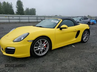 2013 Porsche Boxster S with VIN WP0CB2A87DS130116, listed as a Copart auction lot 64066325 with 53,872 mi miles and Salvage title. Bid and sale history available at DreamBid. Image 1.