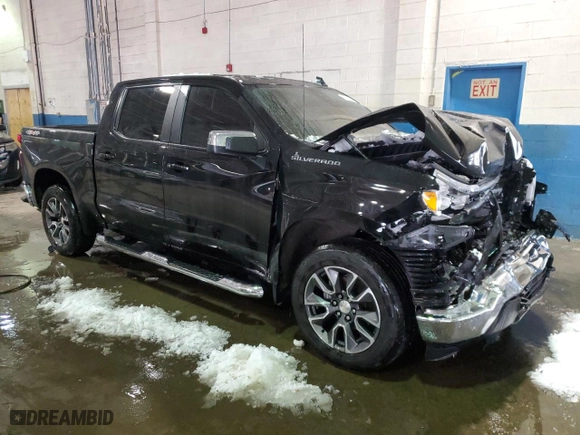 2022 Chevrolet Silverado 1500 LT with VIN 1GCPDKEKXNZ618437, listed as a Copart auction lot 45768865 with 65,539 mi miles and Non Repairable. Bid and sale history available at carsss.com. Image 4.