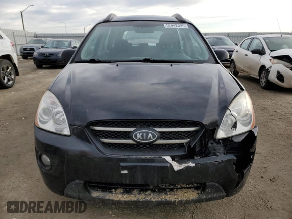 2008 Kia Rondo LX with VIN KNAFG526587200683, listed as a Copart auction lot 52042095 with 207,574 mi miles and Salvage Title. Bid and sale history available at carsss.com. Image 5.