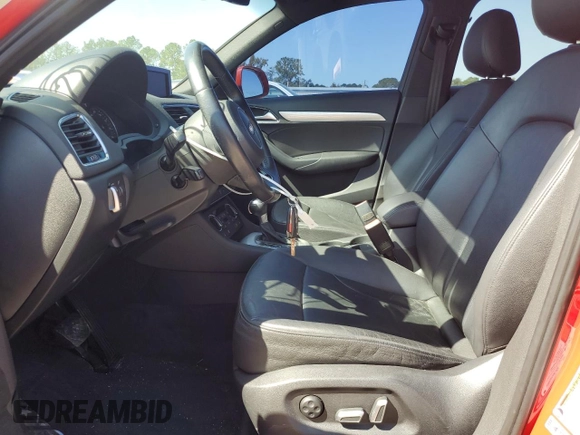 2016 Audi Q3 Premium Plus with VIN WA1BFCFS6GR015295, listed as a Copart auction lot 76008214 with 58,843 mi miles and Salvage title. Bid and sale history available at DreamBid. Image 7.