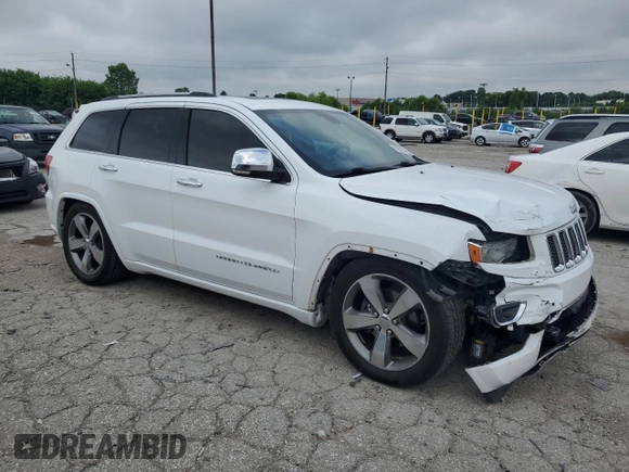 2016 Jeep Grand Cherokee Overland z VIN 1C4RJFCG1GC377512, wystawiony jako Copart lot #62996785 z przebiegiem 160 718 mil mil oraz Szkoda całkowita • Salvage title. Historia ofert i sprzedaży dostępna na DreamBid. Obrazek 4.