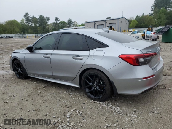 2024 Honda Civic Sport with VIN 2HGFE2F50RH500809, listed as a Copart auction lot 55809535 with 1,258 mi miles and Salvage Title. Bid and sale history available at DreamBid. Image 2.