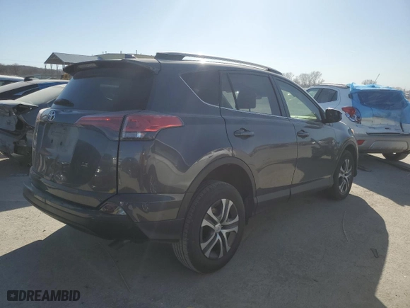 2017 Toyota RAV4 LE with VIN JTMZFREVXHJ140464, listed as a Copart auction lot 48254115 with 183,575 mi miles and Salvage Title. Bid and sale history available at carsss.com. Image 3.