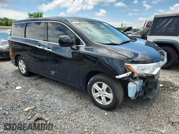 2013 Nissan Quest SV with VIN JN8AE2KP9D9063874, listed as a Copart auction lot 64739245 with 115,487 mi miles and Clean title. Bid and sale history available at DreamBid. Image 4.