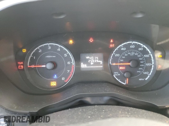 2023 Subaru Crosstrek Premium with VIN JF2GTACC6P9316172, listed as a Copart auction lot 84868944 with 25,939 mi miles and Salvage title. Bid and sale history available at DreamBid. Image 9.
