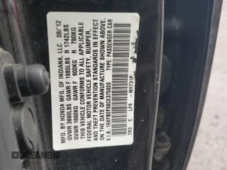 2012 Honda Civic LX z VIN 19XFB2F56CE375020, wystawiony jako Copart lot #61473855 z przebiegiem 172 476 mil mil oraz Szkoda całkowita • Salvage title. Historia ofert i sprzedaży dostępna na DreamBid. Obrazek 12.