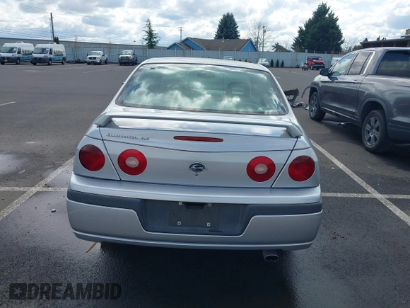 2003 Chevrolet Impala LS with VIN 2G1WH52K739324967, listed as a IAAI auction lot 41956886 with 58,642 mi miles and . Bid and sale history available at DreamBid. Image 16.