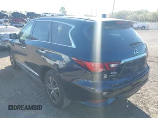 2020 Infiniti QX60 LUXE with VIN 5N1DL0MMXLC526804, listed as a IAAI auction lot 41847277 with 131,121 mi miles. Bid and sale history available at carsss.com. Image 3.
