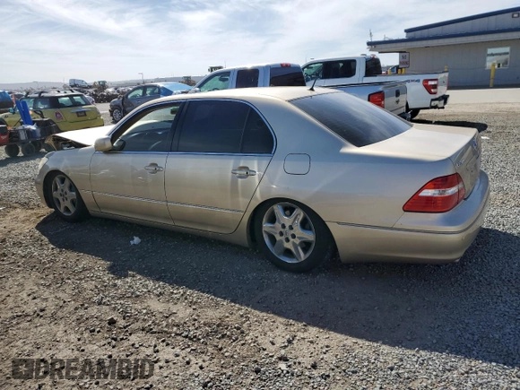 2004 Lexus LS 430 with VIN JTHBN36FX40145882, listed as a Copart auction lot 47638905 with 161,238 mi miles and Salvage Title. Bid and sale history available at DreamBid. Image 2.