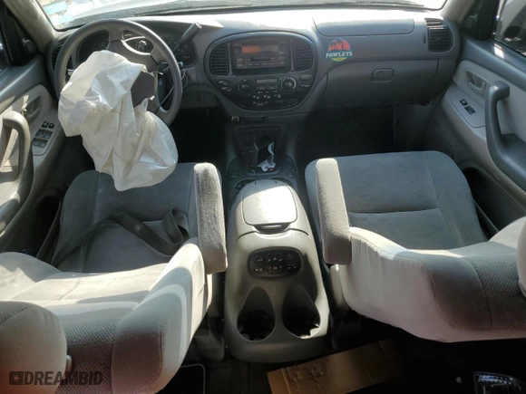 2006 Toyota Sequoia SR5 with VIN 5TDZT34A26S271148, listed as a Copart auction lot 44025255 with 186,363 mi miles and Salvage Title. Bid and sale history available at carsss.com. Image 8.