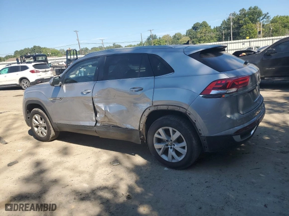 2021 Volkswagen Atlas Cross Sport 2.0T S with VIN 1V2GC2CAXMC234056, listed as a Copart auction lot 67845224 with 75,937 mi miles and Salvage Title. Bid and sale history available at carsss.com. Image 2.