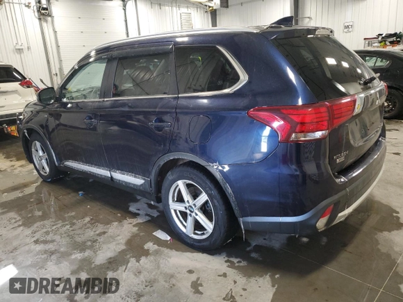 2017 Mitsubishi Outlander GT with VIN JA4JZ4AX2HZ605703, listed as a Copart auction lot 44442425 with 196,804 mi miles and Clean title. Bid and sale history available at DreamBid. Image 2.