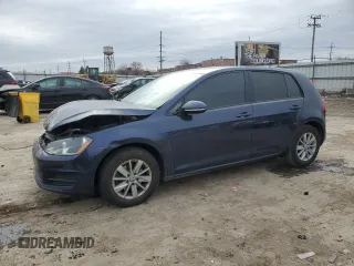 2016 Volkswagen Golf TSI S z VIN 3VW217AU6GM029037, wystawiony jako Copart lot #83040834 z przebiegiem 72 496 mil mil oraz Szkoda całkowita • Salvage title. Historia ofert i sprzedaży dostępna na DreamBid. Obrazek 1.