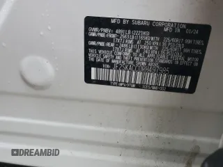 2024 Subaru Forester Premium z VIN JF2SKACC0RH497985, wystawiony jako Copart lot #55878105 z przebiegiem 11 503 mil mil oraz Szkoda całkowita • Salvage title. Historia ofert i sprzedaży dostępna na DreamBid. Obrazek 13.