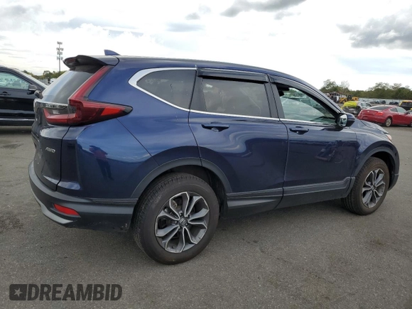 2020 Honda CR-V with VIN NY76943, listed as a Copart auction lot 71717404 with 45,483 mi miles and Salvage title. Bid and sale history available at DreamBid. Image 3.
